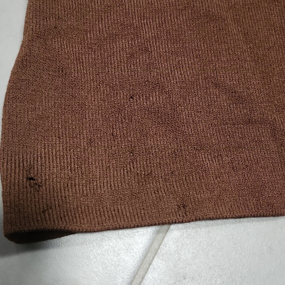 St. John Vintage Chocolate Brown Button-Front Midi Dress - Picture 5 of 10